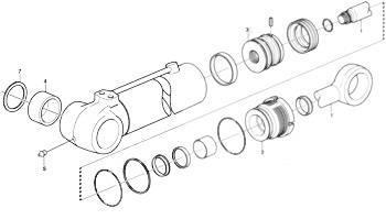 Volvo Kit reparare cilindru hidraulic - VOE15173429 Hidraulika