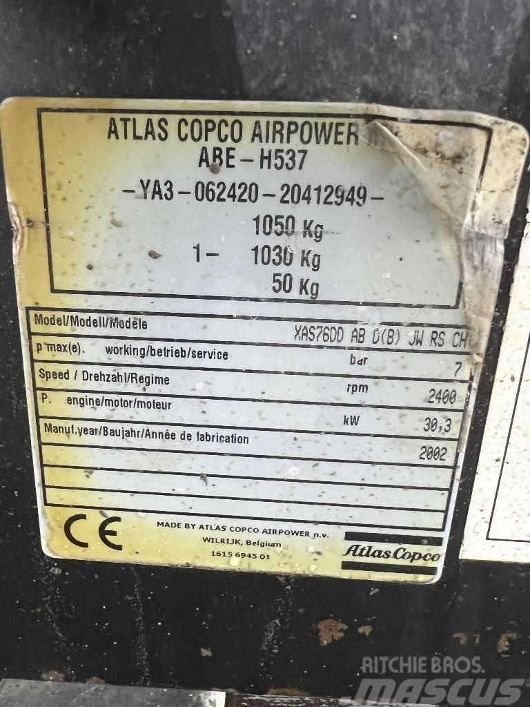 Atlas Copco XAS 76 DD AB*Luftkompressor* Kompresori