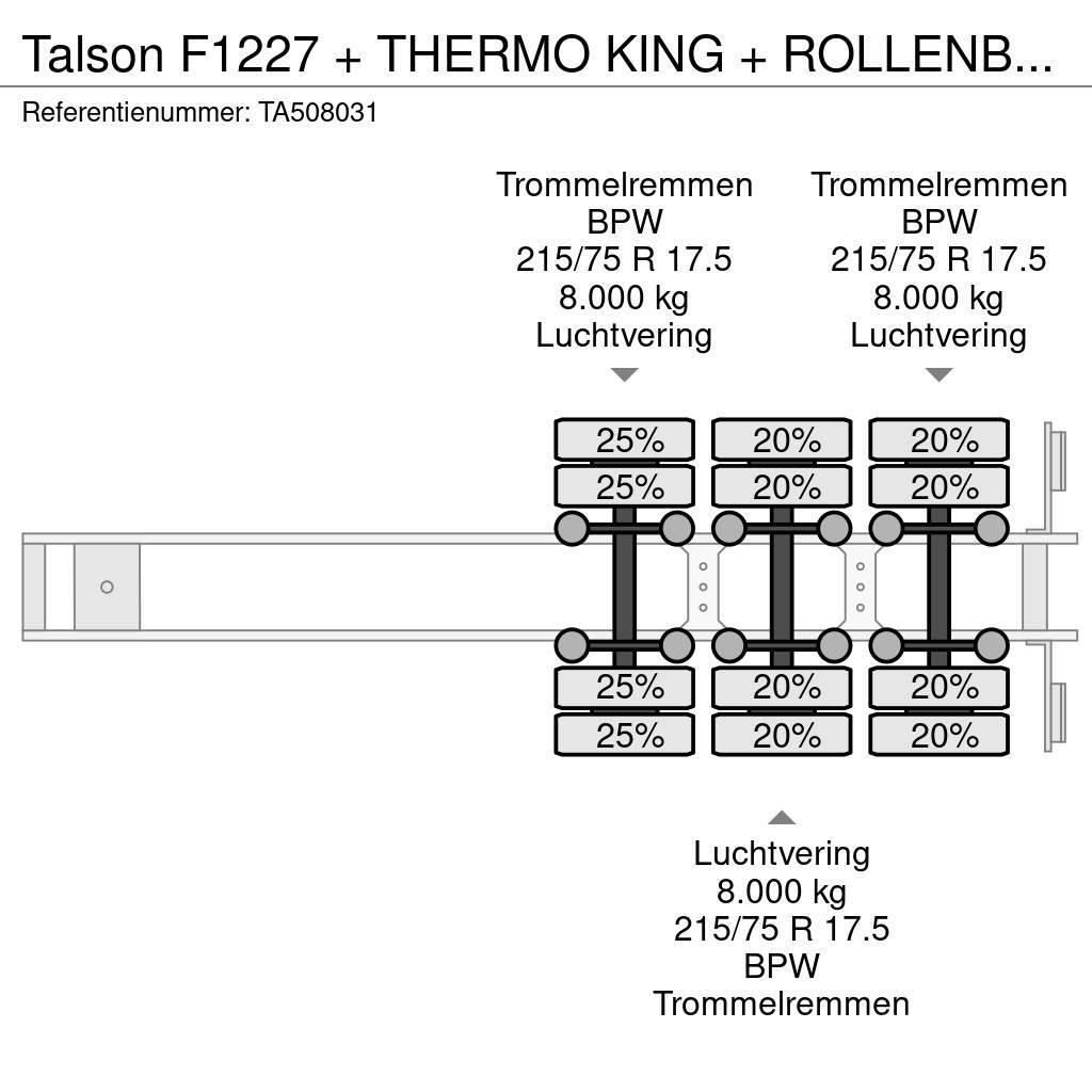 Talson F1227 + THERMO KING + ROLLENBANEN - MEGA Poluprikolice hladnjače