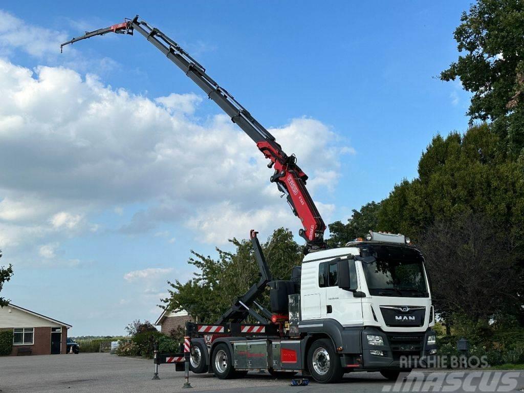 MAN TGS 26.420 2019!EURO6!! 6x2!! 36tm+JIB+LIER/WINCH! Rol kiper kamioni sa kukom za podizanje tereta