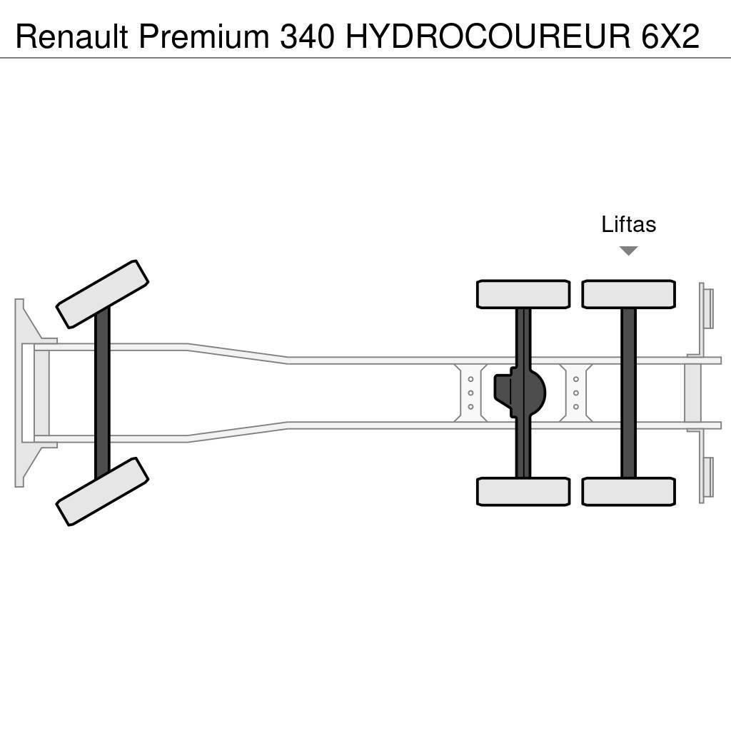 Renault Premium 340 HYDROCOUREUR 6X2 Kombi vozila/ vakum kamioni