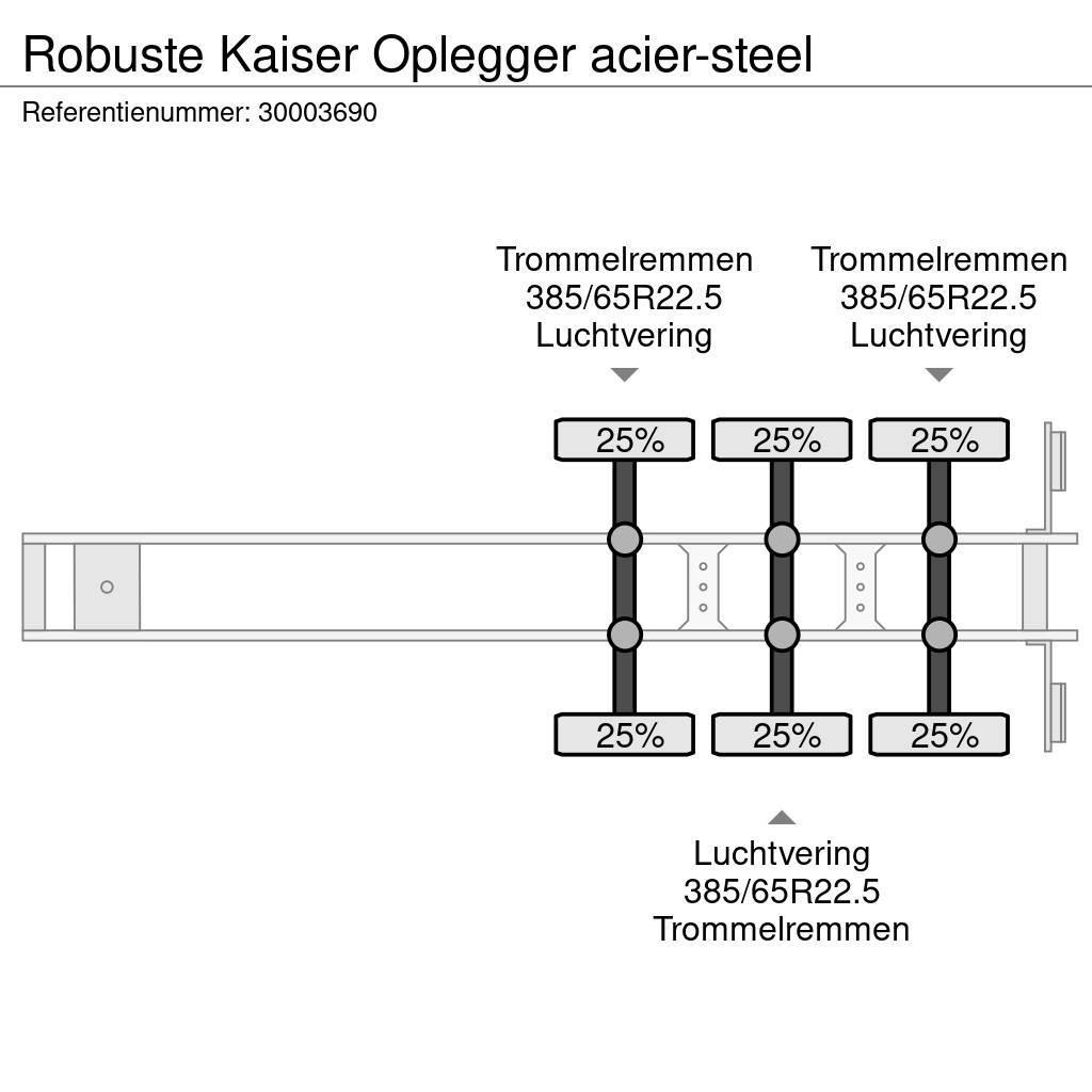 Robuste Kaiser Oplegger acier-steel Poluprikolice sa otvorenim sandukom