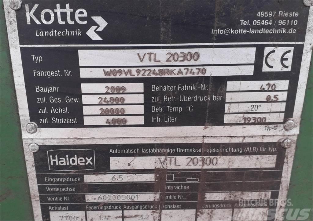 Kotte VTL 20300 Cisterne za djubrivo
