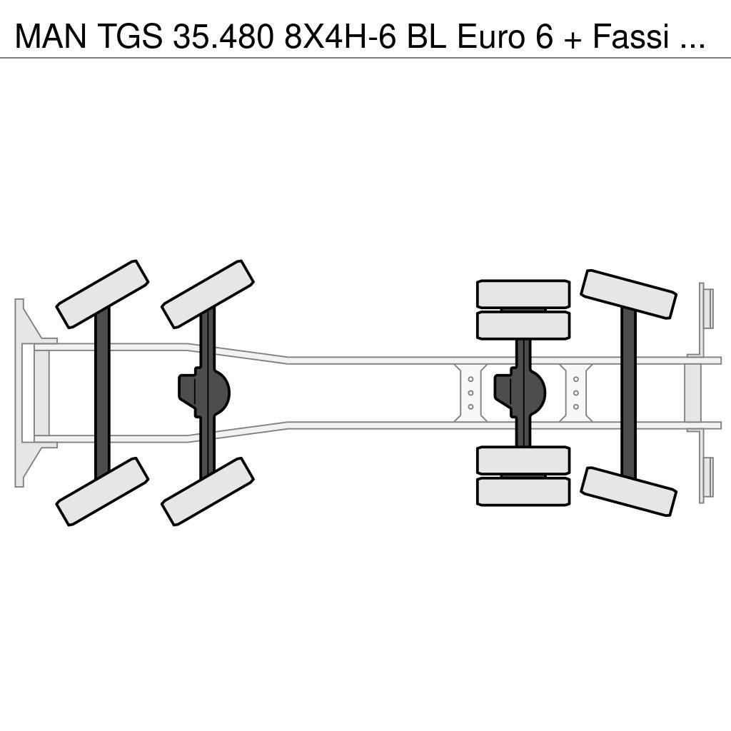 MAN TGS 35.480 8X4H-6 BL Euro 6 + Fassi F1350RA.2.28 + Polovne dizalice za sve terene