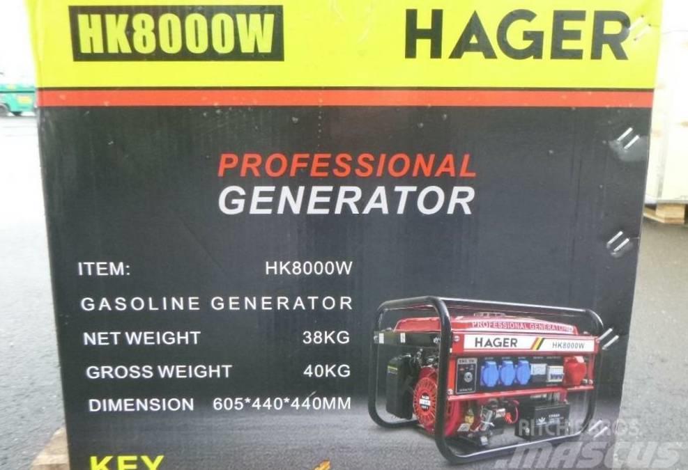  Hager HK 8000W Stromaggregat Generator Benzinski generatori