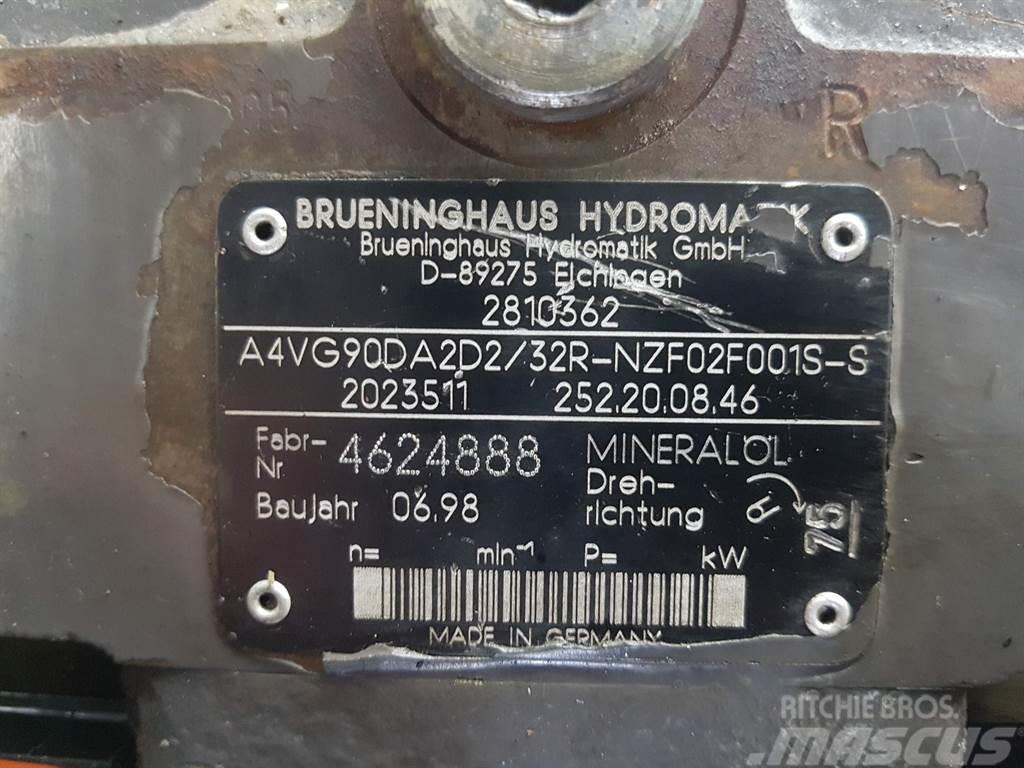 Brueninghaus Hydromatik A4VG90DA2D2/32R - Volvo L45TP - Drive pump Hidraulika