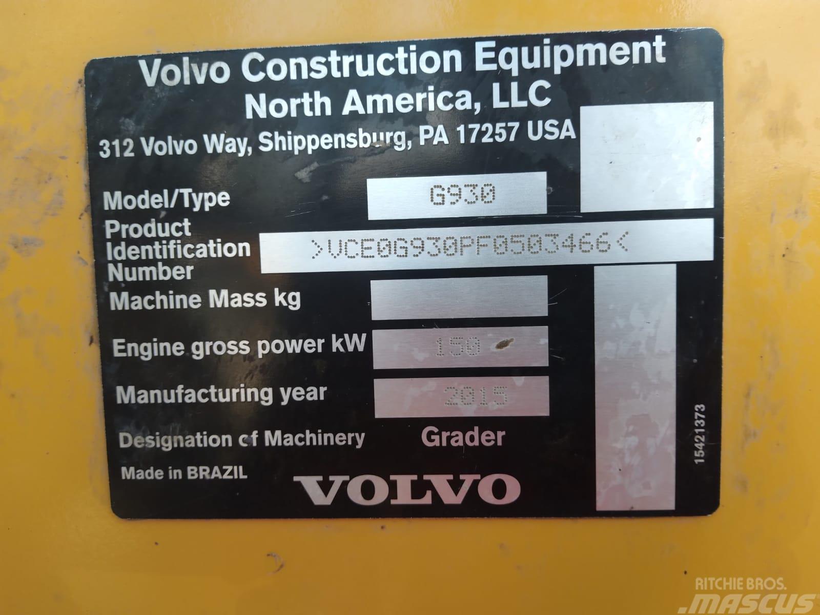 Volvo G 930 Grejderi