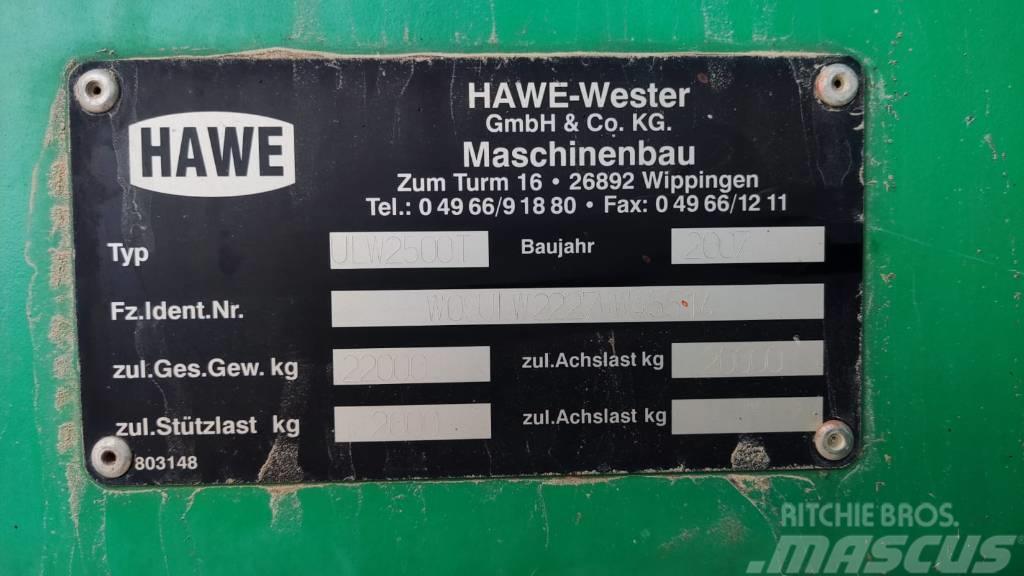 Hawe ULW 2500 T Prikolice za zrno