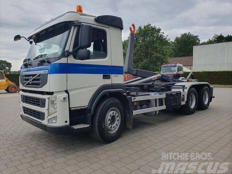 Volvo FM 12.420 Rol kiper kamioni sa kukom za podizanje tereta