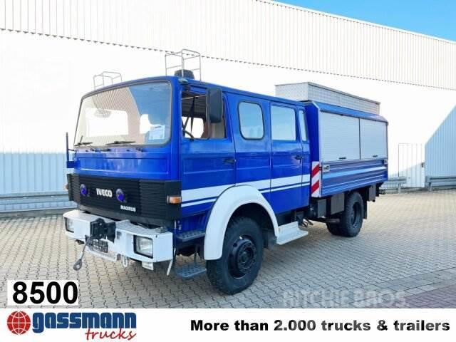 Iveco 120-23 AW 4x4 Doka, V8-Motor, Mannschaftswagen 16 Sanduk kamioni