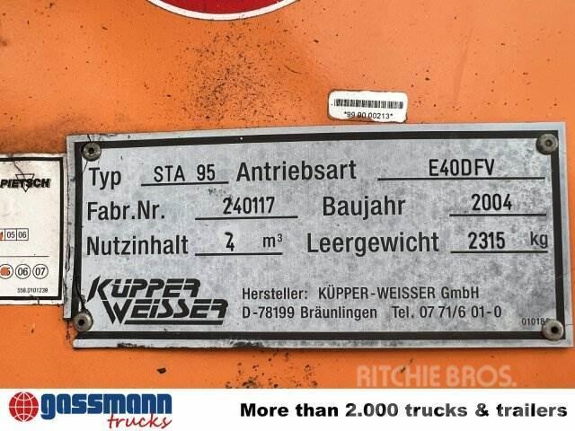 Küpper-Weisser STA 95 Salzstreuer auf Abrollrahmen, ca. 4m³ Ostala dodatna oprema za traktore