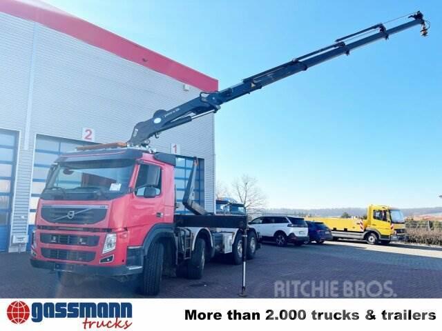 Volvo FM 460 8x2-6, Lenk-/Liftachse, Kran HMF 2020-K4, Rol kiper kamioni sa kukom za podizanje tereta