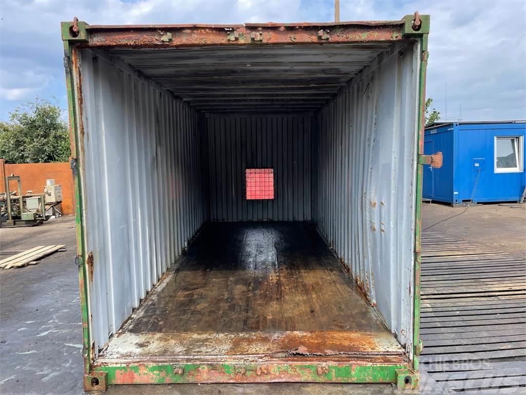  20FT container uden døre, til dyrehold eller lign. Kontejneri za skladištenje