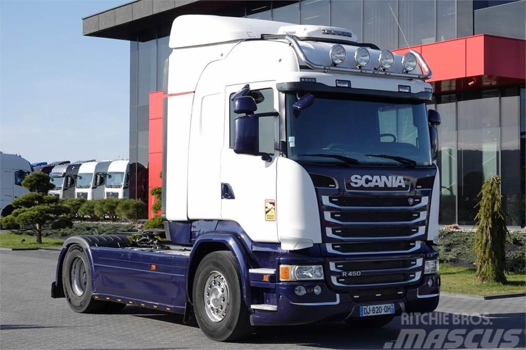 Scania R 450 / RETARDER / I-PARK COOL / EURO 6 / SPROWADZ Tegljači