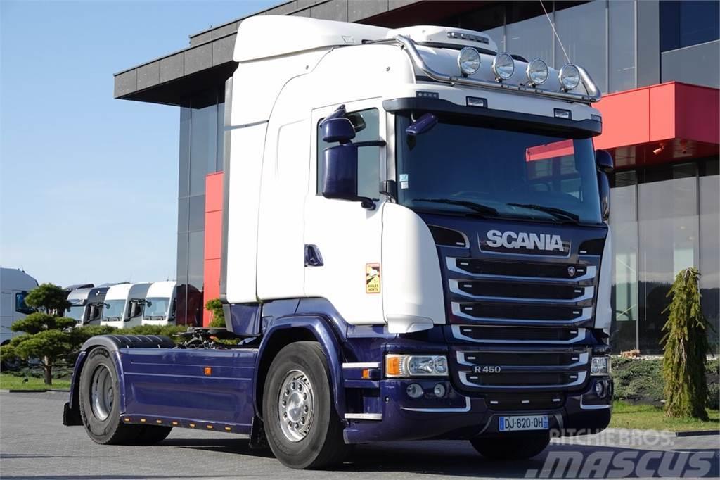 Scania R 450 / RETARDER / I-PARK COOL / EURO 6 / SPROWADZ Tegljači