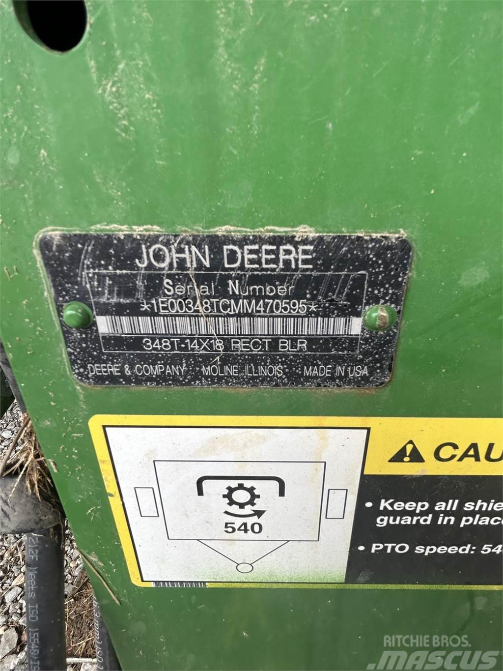 John Deere 348 Prese/balirke za četvrtaste bale