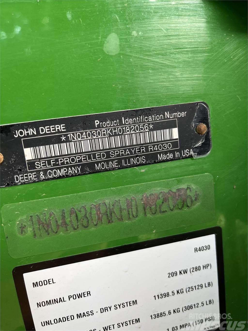 John Deere R4030 Vučene prskalice