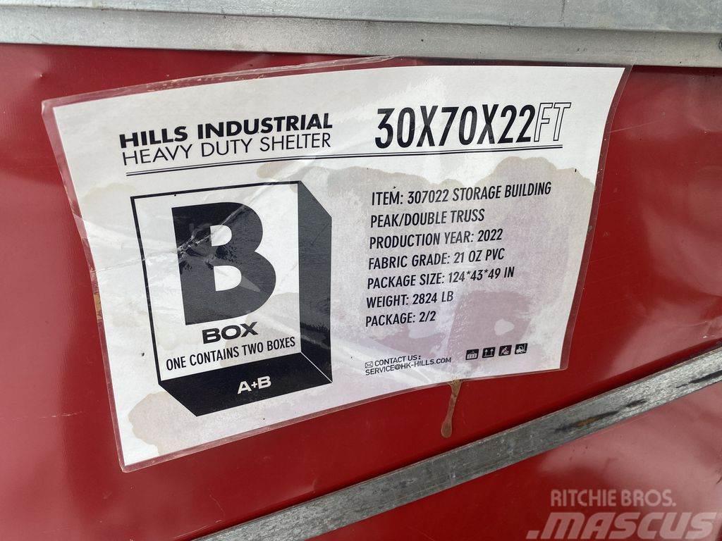  Hills Industrial Heavy Duty Shelter - 30'W x 70'L  Čelični okviri za građevine