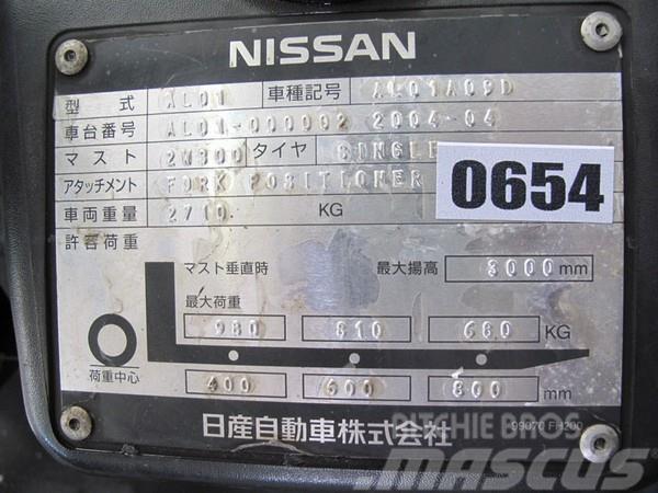 Nissan AL01A09D Plinski viljuškari
