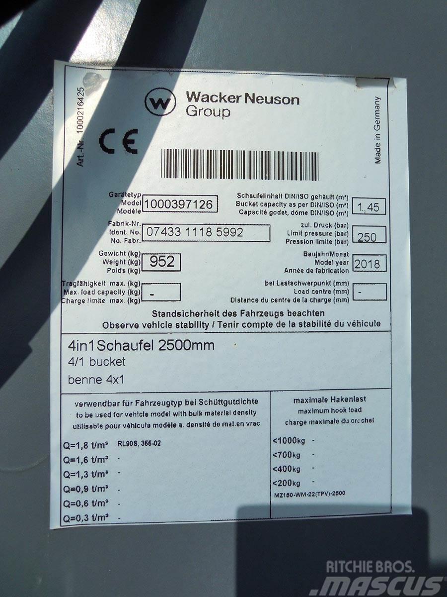 Wacker Neuson 4/1 2480mm 1,30m3 Ostalo za građevinarstvo
