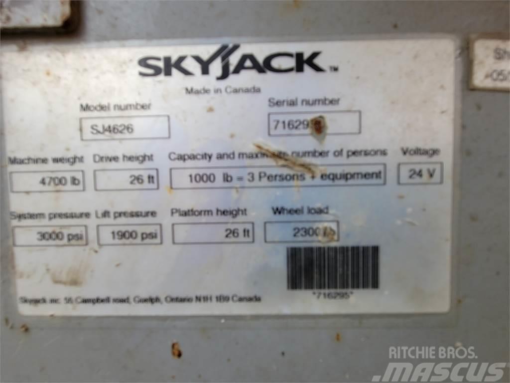 SkyJack SJ4626 Ostalo za građevinarstvo