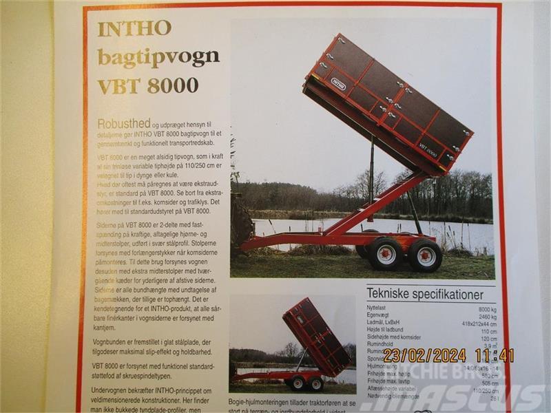 INTHO VBT 8000 variabel bagtip Kiper prikolice
