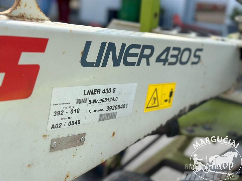 CLAAS Liner 430S, 4,2 m. Okretači i sakupljači sena