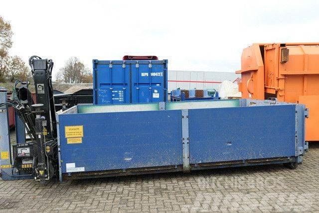  Abrollcontainer, Kran Hiab 099 BS-2 Duo Rol kiper kamioni sa kukom za podizanje tereta