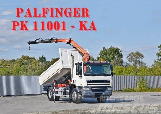 DAF CF 75.310 Kipper 4,30 m + KRAN * TOPZUSTAND Kiperi kamioni
