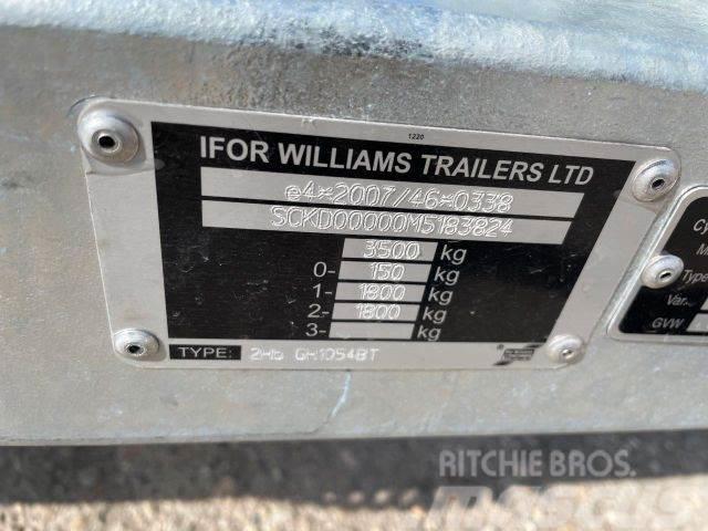 Ifor Williams 2Hb GH35, NEW NOT REGISTRED,machine transport824 Autotransporter prikolice