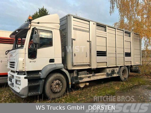 Iveco Stralis 310 Zweistock Fahrerhaus beschädigt Kamioni za prevoz životinja