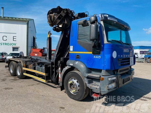 Iveco TRAKKER 440 6x4 for containers with crane,vin872 Kamioni sa kranom