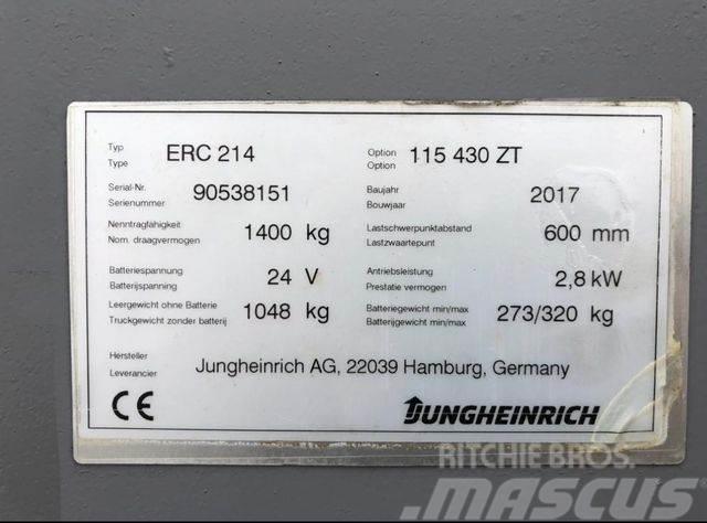 Jungheinrich ERC 214 - 4300MM HUB - 1400KG - NEUWERTIG Visoko dizajući komisioni viljuškar