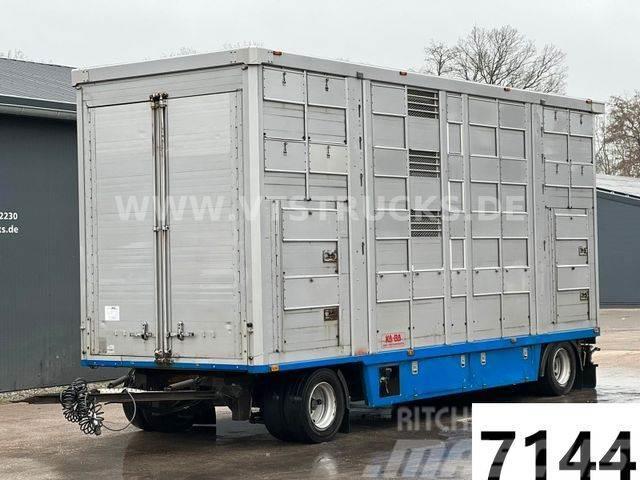 KA-BA 4.Stock Anhänger Aggregat, Tränke, Hubdach Prikolice za prevoz životinja
