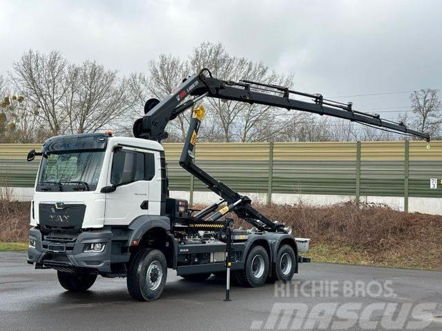 MAN TGS 33.440 6x6 BB Abrollkipper+Kran Hiab 228-6 Rol kiper kamioni sa kukom za podizanje tereta