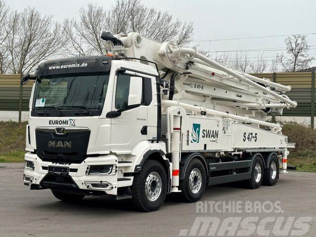 MAN TGS 35.510 8x4 SWAN TSP 47-5 160RZ ( 47m ) Kamioni mešalice za beton