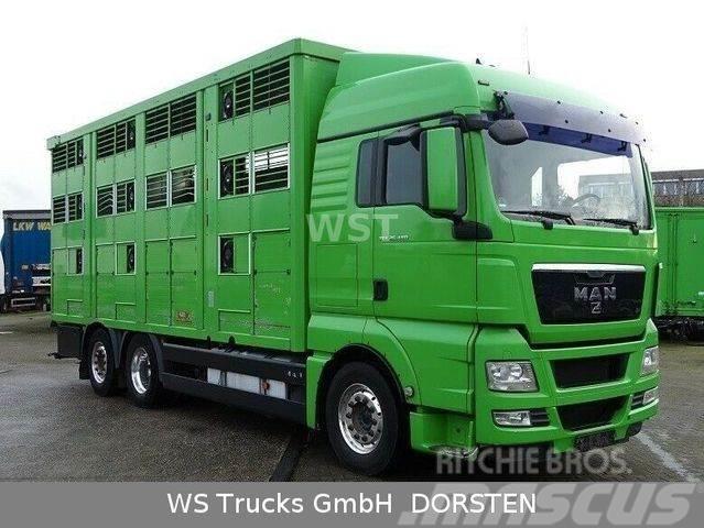 MAN TGX 26.480 XL KABA 3 Stock Vollalu Kamioni za prevoz životinja