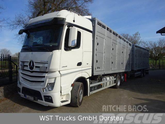Mercedes-Benz Actros 2545 L BDF Menke Einstock &quot;Neu&quot; M Kamioni za prevoz životinja