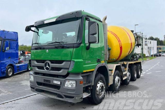 Mercedes-Benz Actros 4448 10x4 Stetter 12m3 Kamioni mešalice za beton
