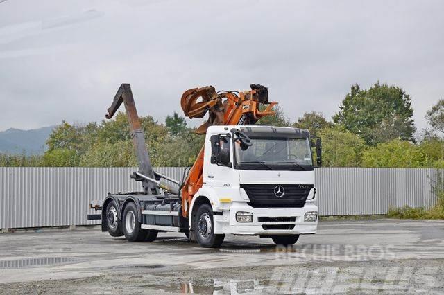Mercedes-Benz AXOR 2533 * ABROLLKIPPER * MARCHESI M8500L *TOP Rol kiper kamioni sa kukom za podizanje tereta