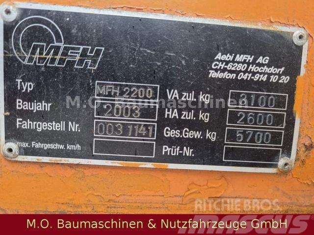 Schmidt AEBI Bougie MFH 2200 / Kehrmaschine / Polovni kamioni za čišćenje