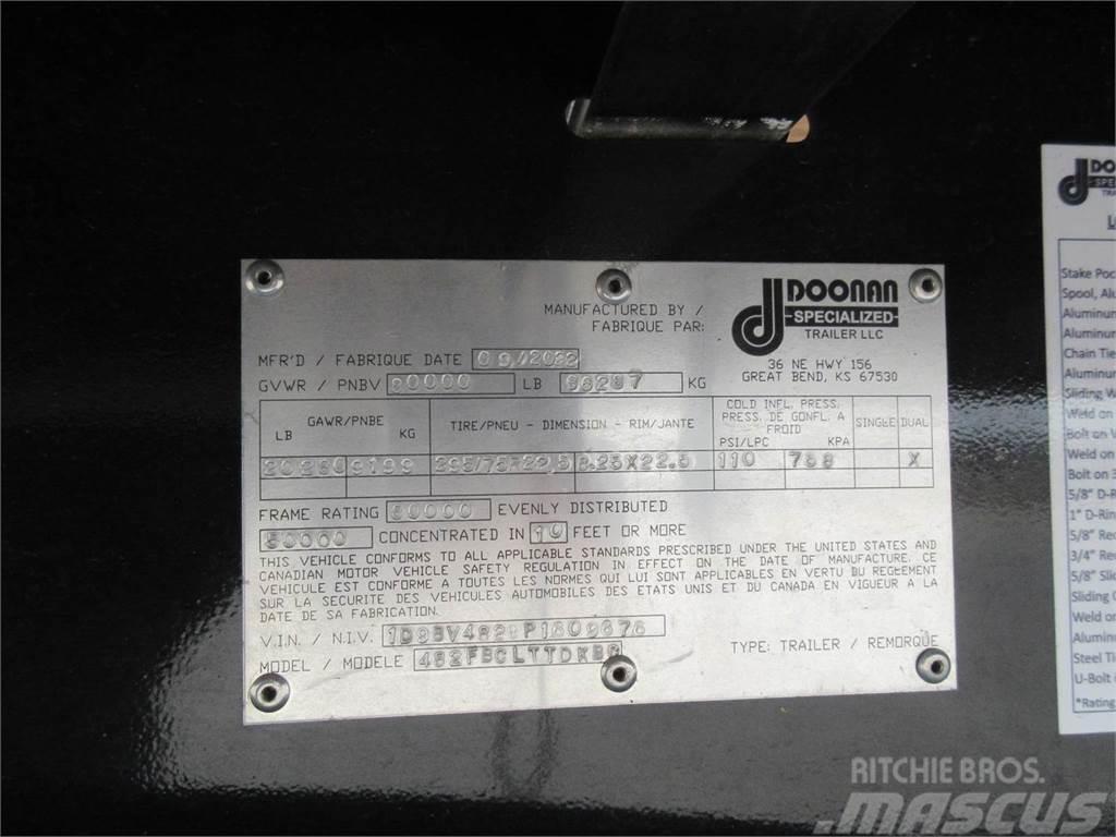 Doosan 48'X102 FLATBED BLACK GOLD SPREAD AXLE AIR RIDE Prikolice platforme/otvoreni sanduk
