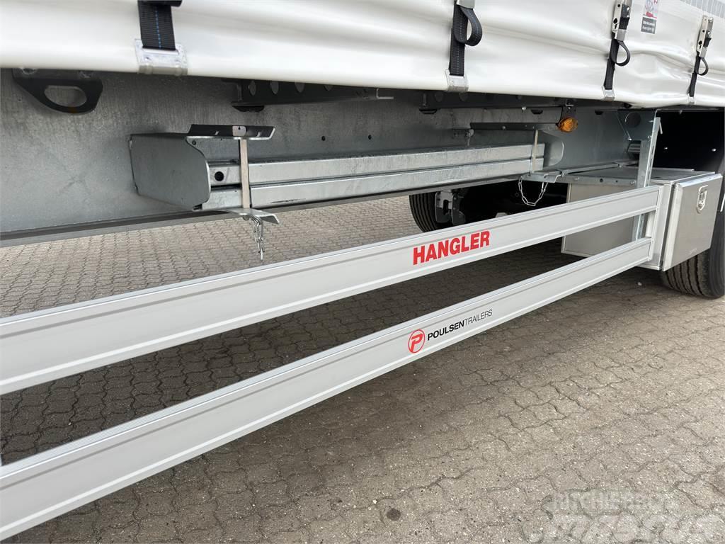Hangler 3-aks 45-tons gardintrailer Nordic Poluprikolice sa ciradom