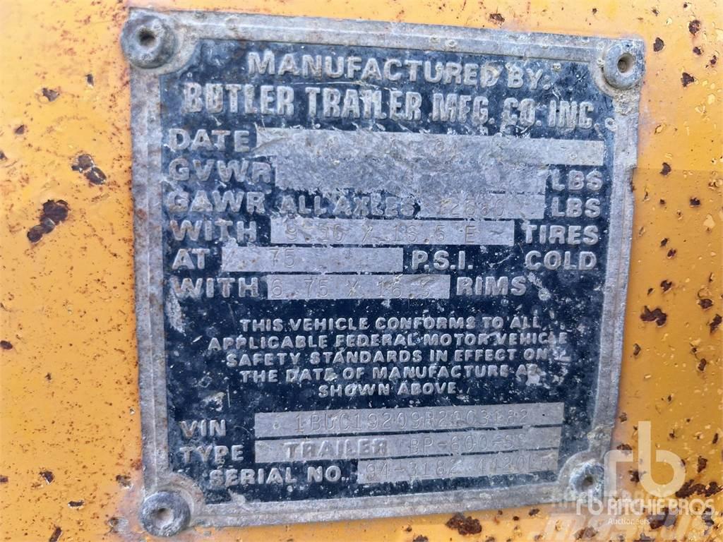 Butler BP600-SS Demontažne polu prikolice