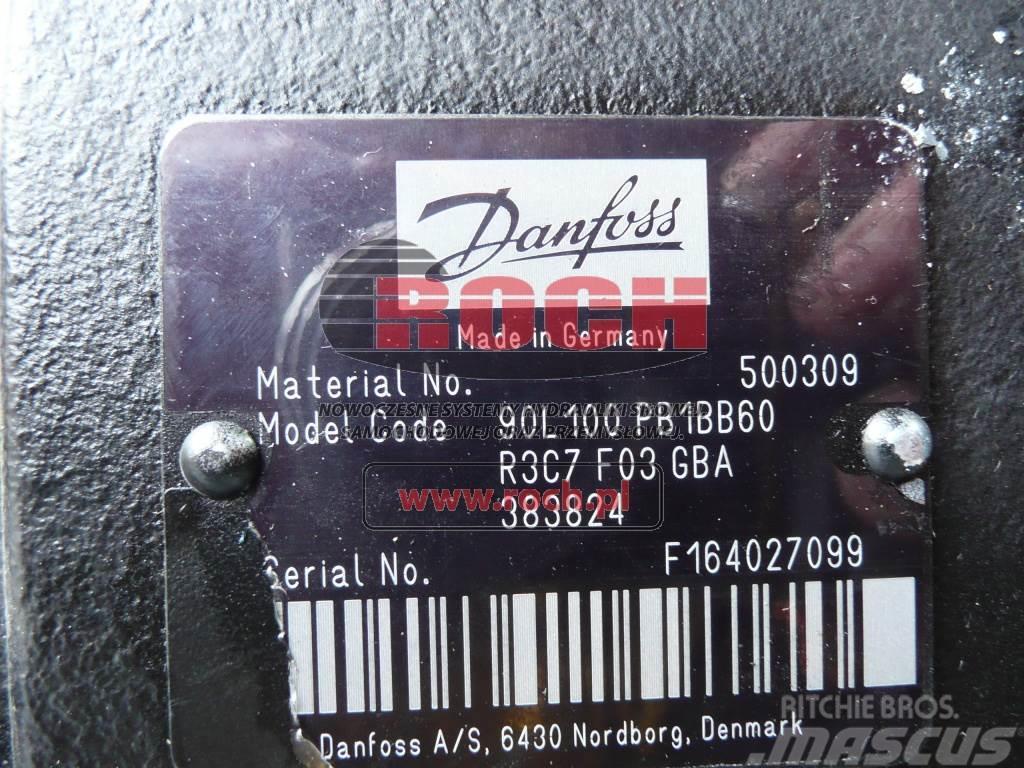 Danfoss 500309 90L100PB1BB60 R3C7F03GBA 383824 Hidraulika