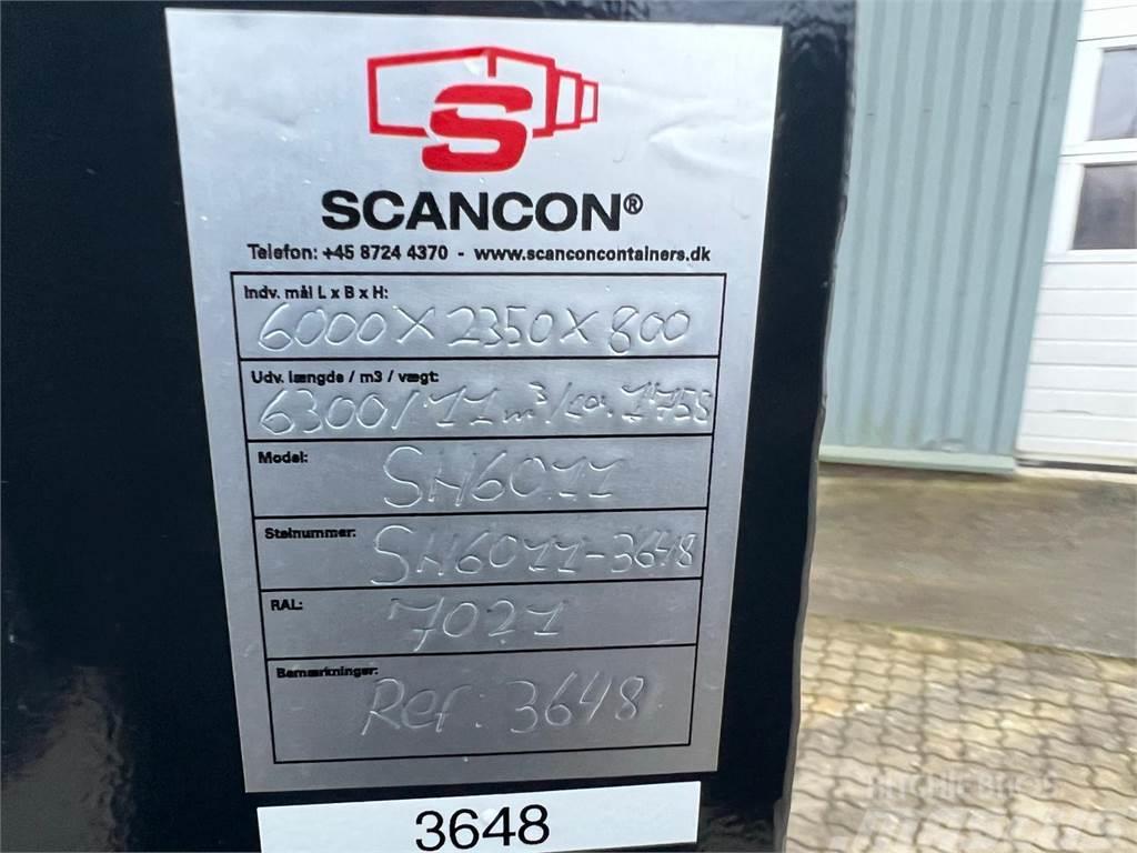  Scancon SH6011 Hardox 11m3 - 6000 mm container Platforme