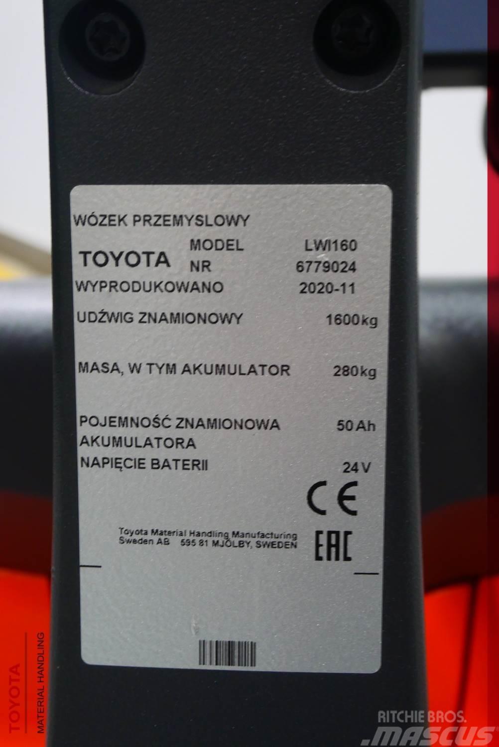 Toyota LWI160 WAGA Nisko podizni električni viljuškar
