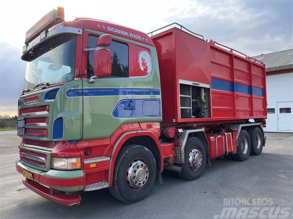 Scania R420, KSA anlæg Kombi vozila/ vakum kamioni