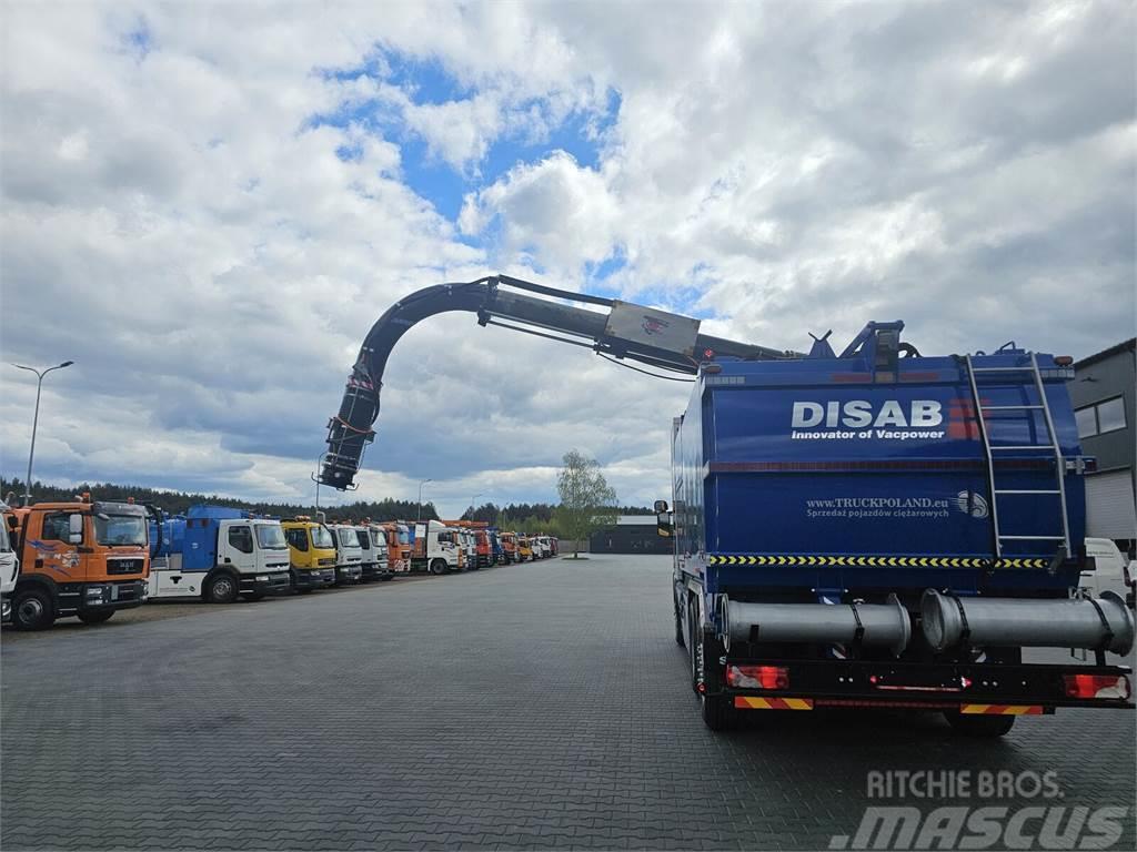 Scania DISAB ENVAC Saugbagger vacuum cleaner excavator su Kamioni za otpad
