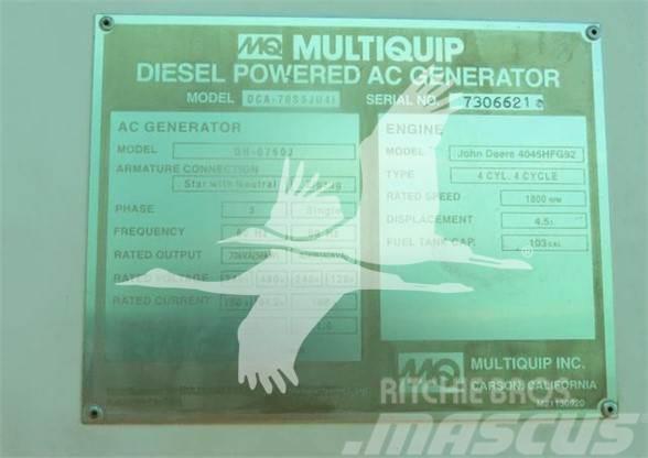 MultiQuip WHISPERWATT DCA70SSJU4I Generatori na plin